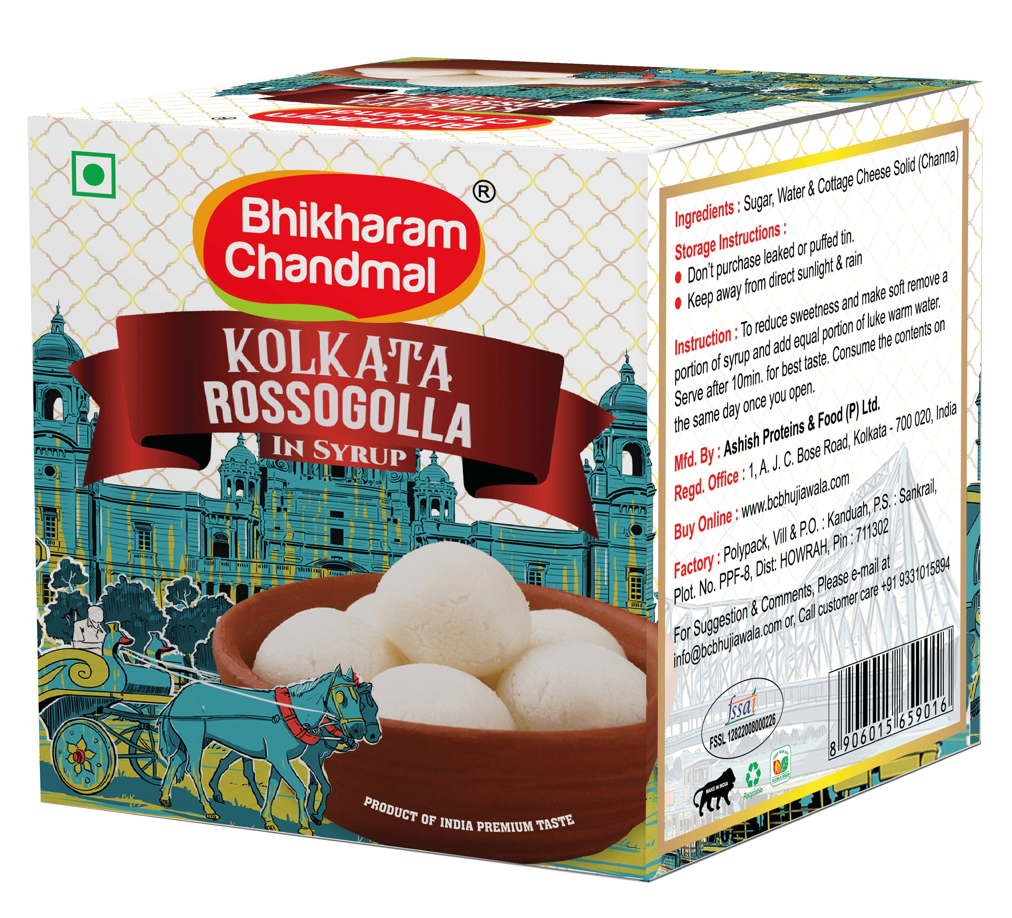 Kolkata Rasgulla 1Kg